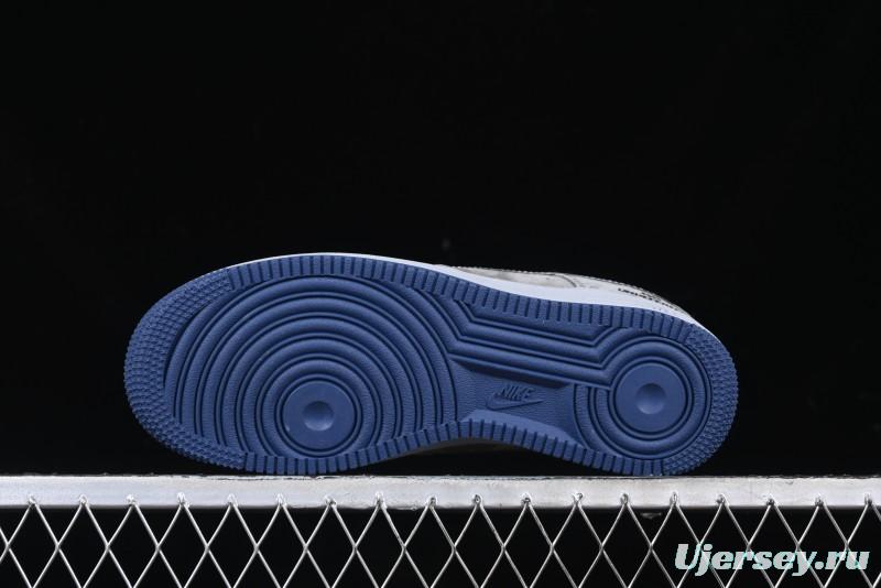Nike Air Force 1 '07 Low UN Collaboration - Shadow Grey Pigskin Sneakers DF0188-018