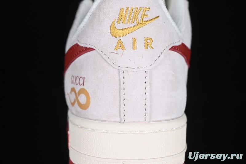 Nike Air Force 1 '07 Low Gucci Collaboration Year of the Snake Limited Edition Red Snake Sneakers - XZ6188-020