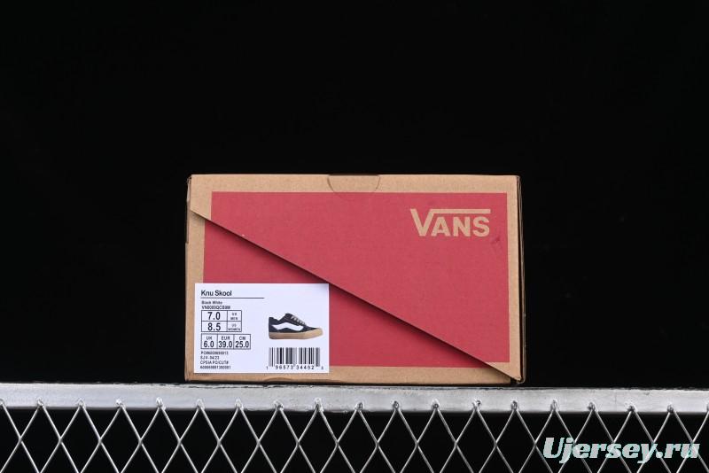 Vans Knu Skool Low-Top Retro Casual Vulcanized Sneakers - VN0009QCB9M