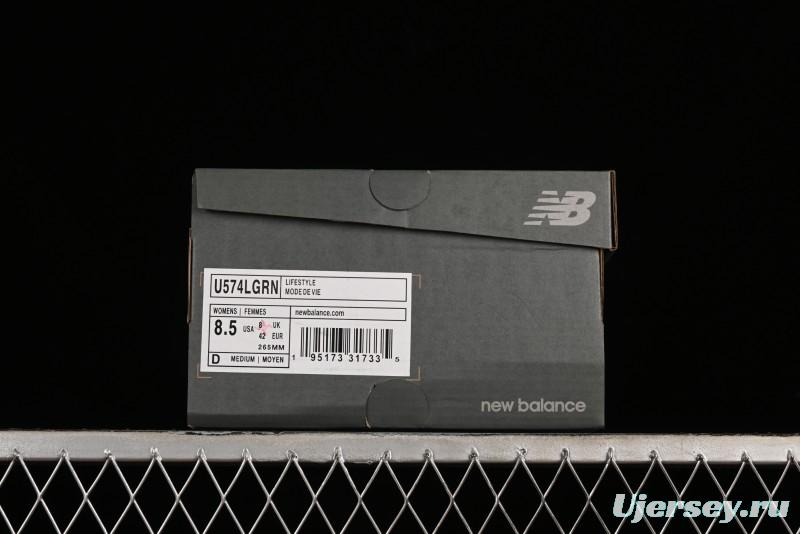 New Balance 574 Series Retro Casual Running Shoes - U574LGRN