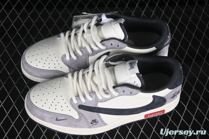 Nike Travis Scott x Fragment Design x Air Jordan 1 Low OG SP AJ1 Sneakers - SJ2068-140