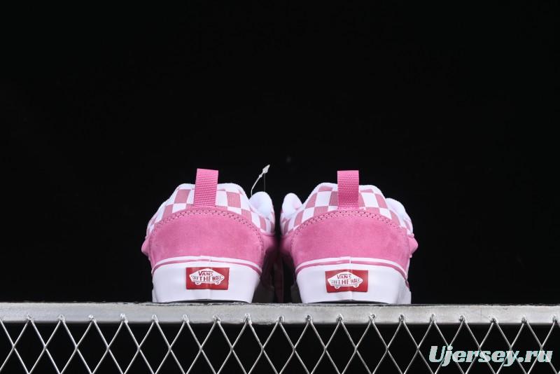 Vans Knu Skool Low-Top Retro Chunky Sneakers with Original Big Logo - VN000CRPBAK