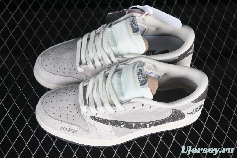 Nike Air Jordan 1 Low OG SP Travis Scott x Fragment Design Collaboration Sneakers - XS2024-041