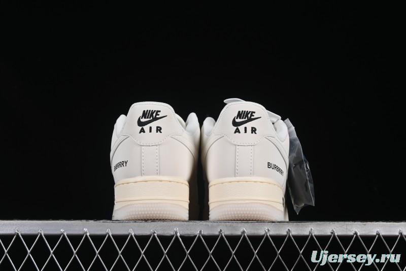Nike Air Force 1 '07 Low Burberry Collaboration Off-White Crystal Low-Top Casual Sneakers - BB8588-226