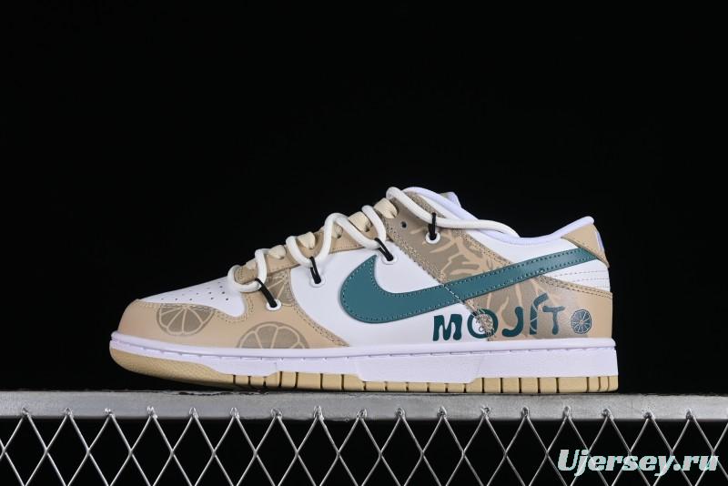 Nike Dunk Low SB Casual Sneakers with Mojito-Inspired Design - DV0833-100