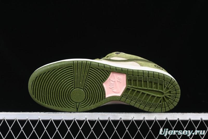 Nike Yuto Horigome x SB Dunk Low Pro 2.0 Casual Skate Shoes with Speckled Design - HF8022-300