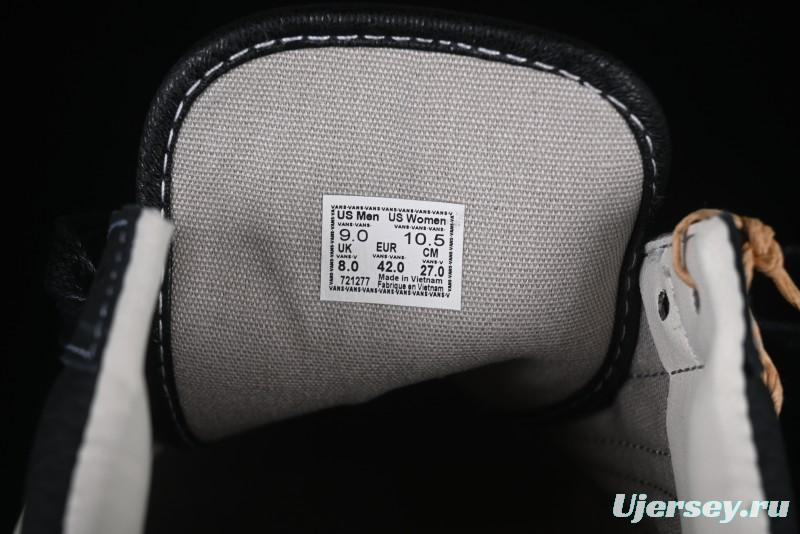 Vans Premium Old Skool 36 Full-Grain Leather Retro Skate Shoes - VN000D57BLK