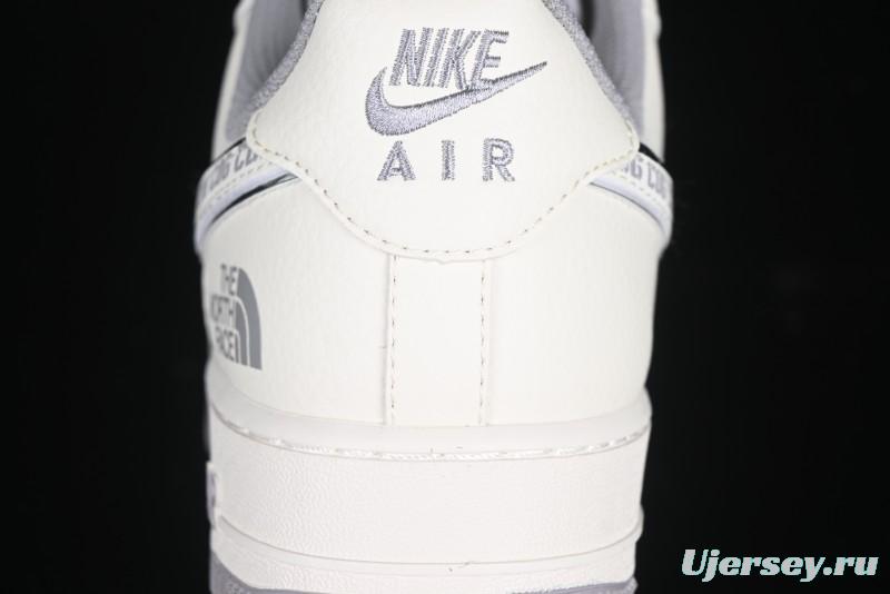 Nike Air Force 1 '07 Low The North Face x CDG Light Bone Swoosh Casual Sneakers - BB7518-014