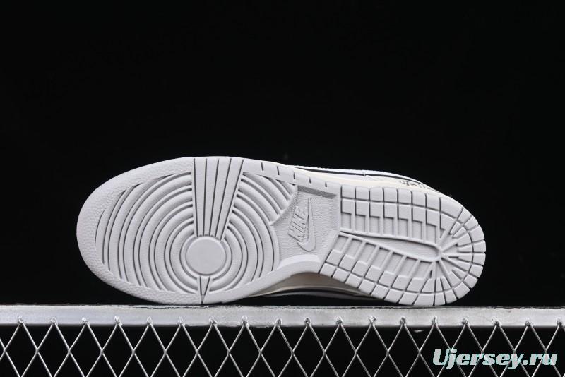 Nike SB Dunk Low The North Face Year of the Snake Light Grey Hook Anniversary Custom Low-Top Casual Skate Shoes - DM6868-007