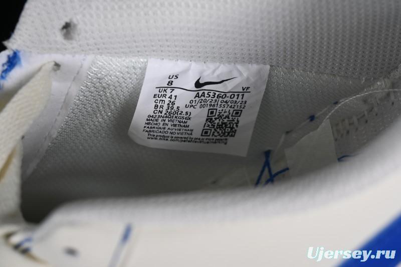 Nike Vlone x Air Force 1 '07 Low Collaboration Light Blue Casual Sneakers - AA5360-011