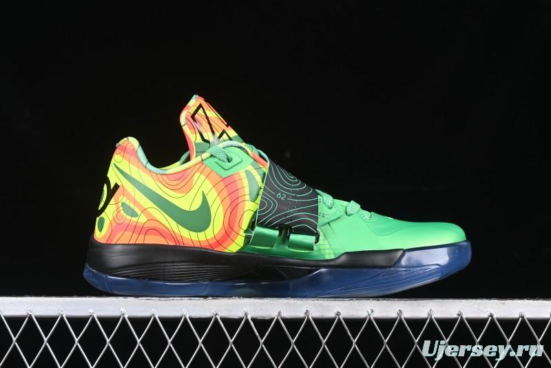 Nike KD 4 Weatherman All Star Basketball Shoes with Zoom Air Cushion and Adaptive Fit System - FN6247-300
