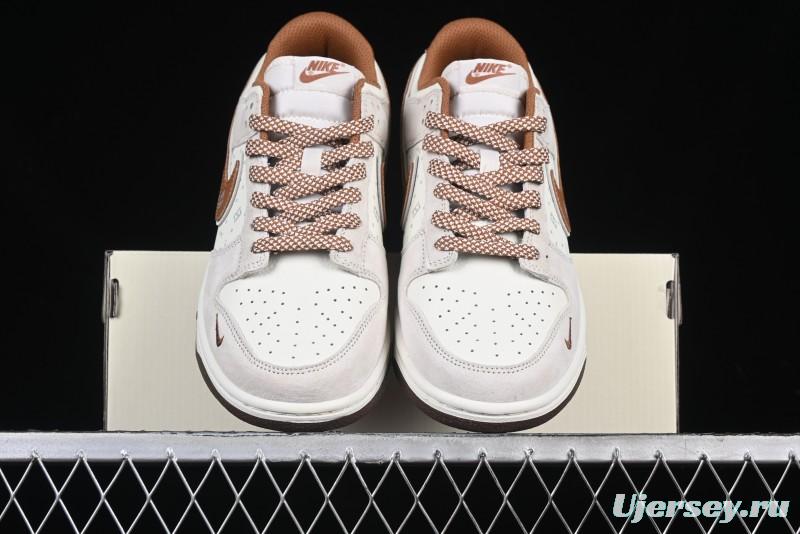 Nike SB Dunk Low Fendi Collaboration Anniversary High-End Custom Low-Top Casual Skate Shoes - DJ2024-057