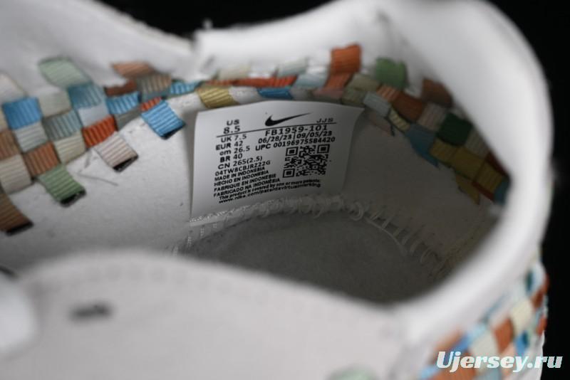 Nike Air Footscape Woven Asymmetrical Woven Slip-Resistant Abrasion-Resistant Low-Top Lifestyle Casual Shoes - FB1959-101