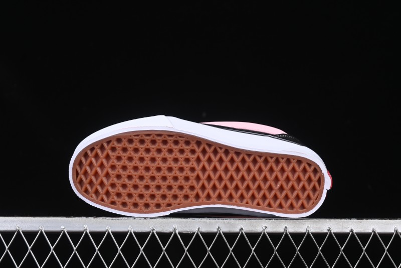 Vans Knu Skool Black Pink Color Comfortable Fashion Anti-Slip Wear-Resistant Low-Top Casual Skate Shoes - VN0009QCB9P