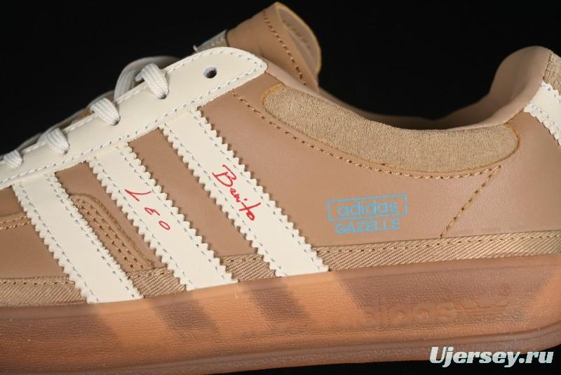 Adidas Gazelle Indoor JR0182 Bad Bunny x Lionel Messi Retro Low-Top Sneakers - JR0182