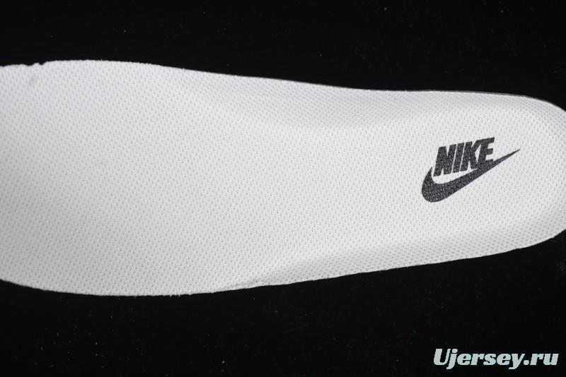 Nike Air Force 1 '07 Low Stussy Collaboration Grey Pigskin Black Swoosh Low-Top Casual Sneakers - XZ3318-099