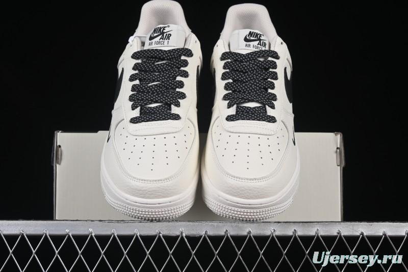 Nike Air Force 1 '07 Low Ted x Portland Triple Collaboration Reflective Black Casual Sneakers - DD8959-706