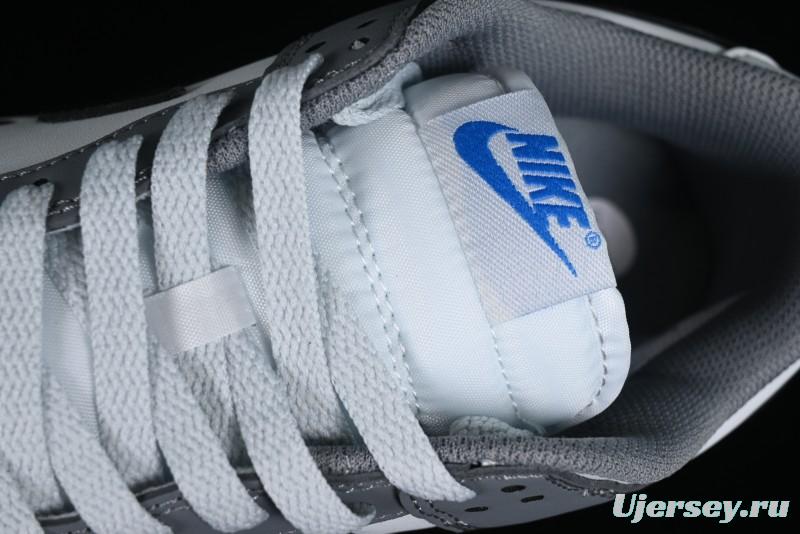 Nike Dunk Low SB Skateboarding Shoes in White Blue Grey - FB9109-001