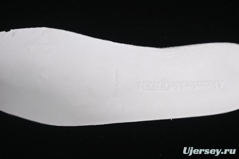 Alexander McQueen Oversized Sneakers with Black Suede Heel Detail - D.E5