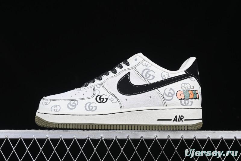 Nike Air Force 1 '07 Low Gucci Collaboration Classic Pattern Low-Top Casual Sneakers - CH6336-516