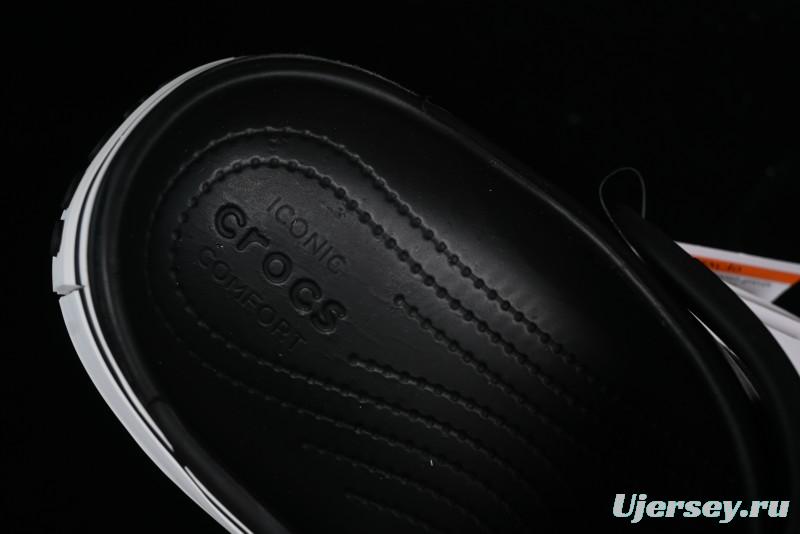 Crocs Crocband Platform Rainbow Comfortable Thick-Soled Clogs - B.D4