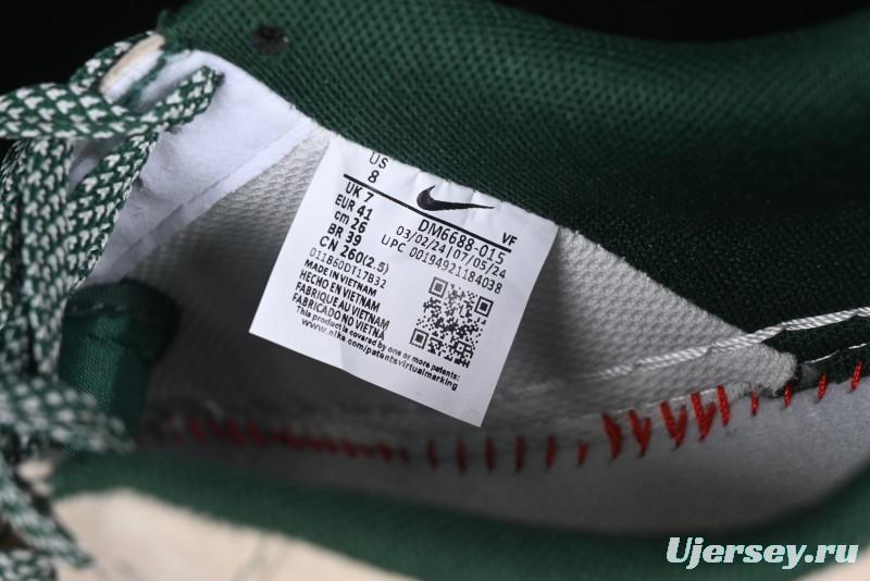 Nike Air Force 1 '07 Low The North Face Collaboration Green Snake Scale Casual Sneakers - DM6688-015