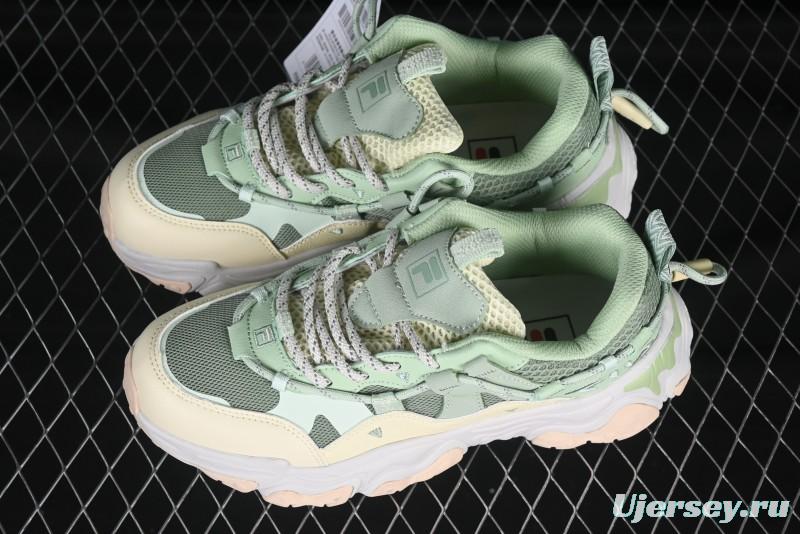 Fila Fusion Retro Mars Running Shoes with Lace-Up Design and Cushioned Sole - F12W422103FMB