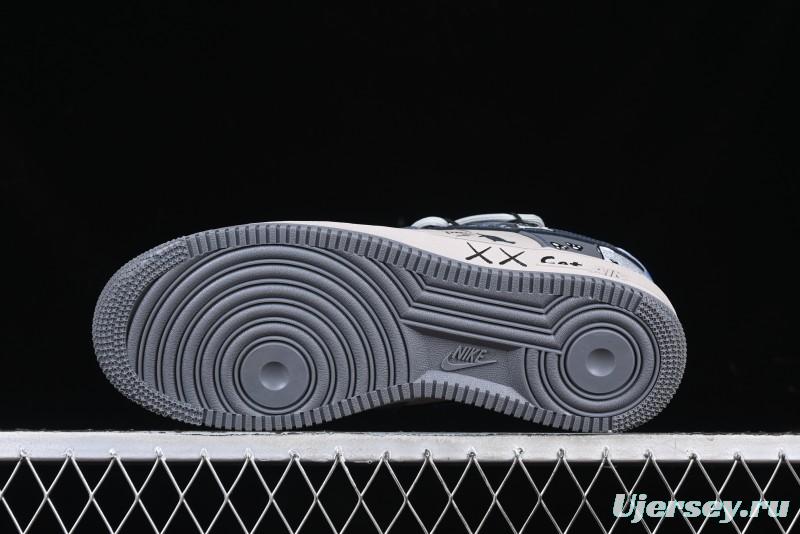 Nike Air Force 1 '07 Low British Blue Cat Casual Lace-Up Sneakers - KS6896-333