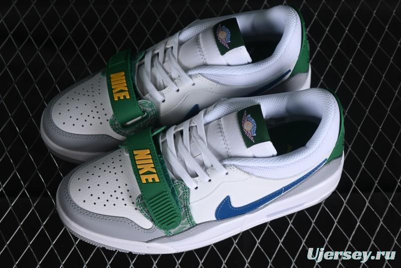 Nike Air Jordan Legacy AJ312 Low Triple Strap Sneakers with Premium Leather - CD9054-140