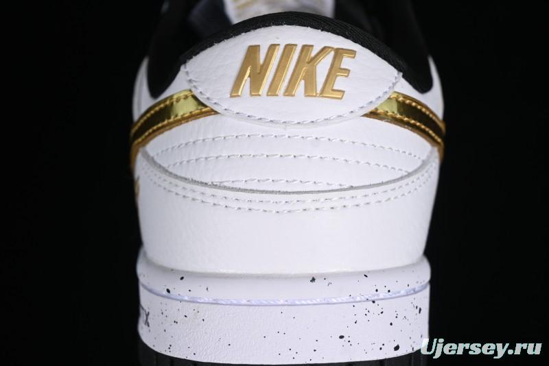 Nike SB Dunk Low Kobe Series - White Gold Anniversary High-End Custom Low-Top Casual Sneakers - FC1688-193