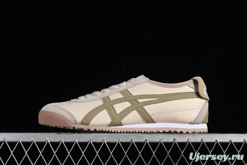 Onitsuka Tiger Mexico 66 Low-Top Leather Casual Running Shoes - 1183C076-101