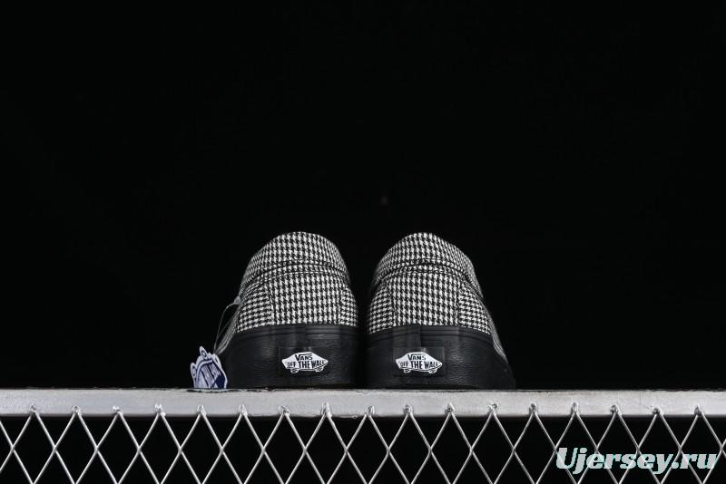 Vans Demons Style 53 Black White Retro Houndstooth Loafers - VN000CQPYER