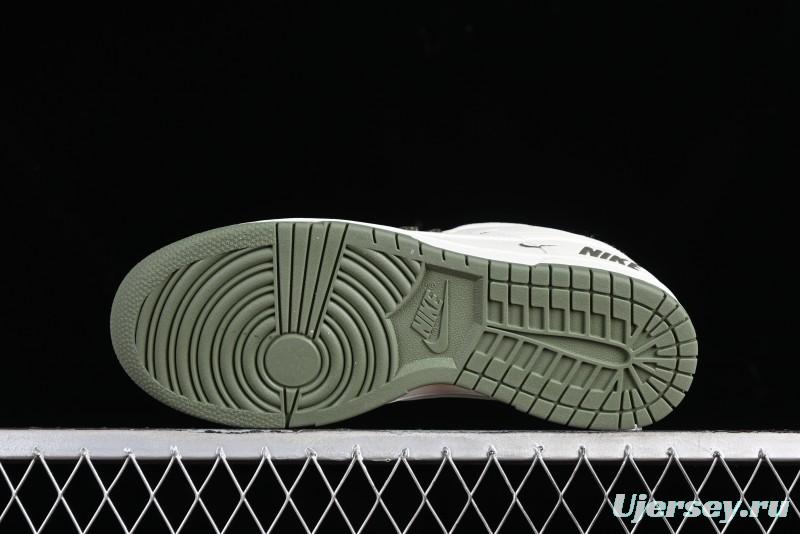 Nike SB Dunk Low Collaboration Triple Swoosh Military Green Low-Top Casual Skateboarding Shoes - NK5639-323