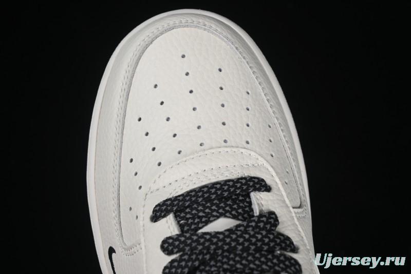 Nike Air Force 1 '07 Low Ted x Portland Triple Collaboration Reflective Black Casual Sneakers - DD8959-706