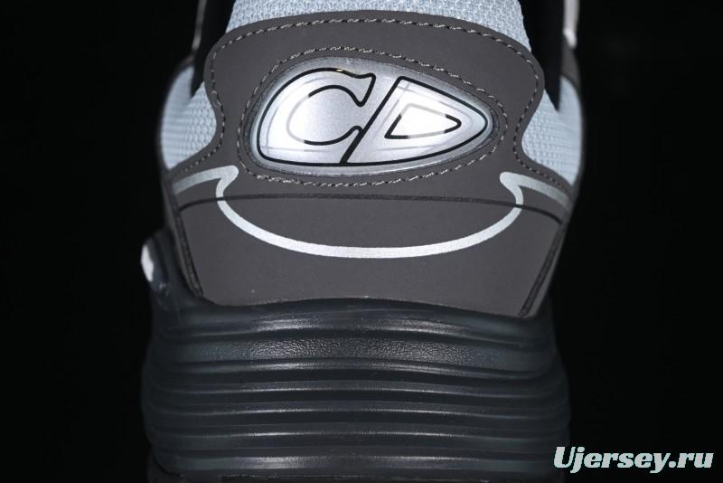 Dior B30 Sneakers with Reflective CD30 Logo and Lightweight Rubber Sole - CD30