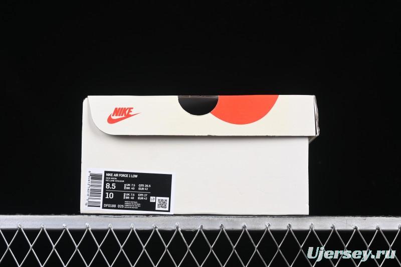 Nike Air Force 1 '07 Low Supreme Collaboration Tiffany Blue Low-Top Casual Sneakers - DF0188-025