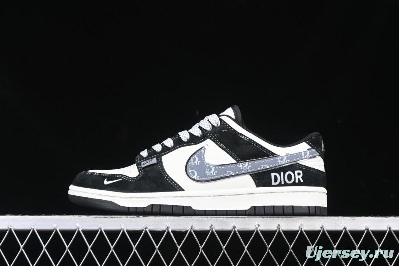 Nike SB Dunk Low Dior Collaboration Anniversary Edition Customized Low-Top Casual Sneakers - DJ2024-084