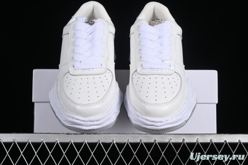 Wayne Original Sole Leather Low Sneaker with Deconstructed Ice Cream Sole - MMY