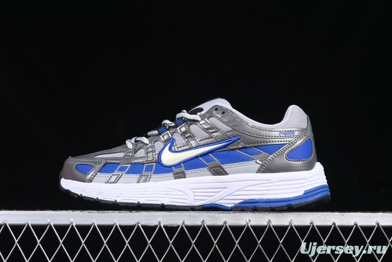 Nike P-6000 PRM Retro Casual Dad Shoes with Layered Design and Lightweight Construction - BV1021-006