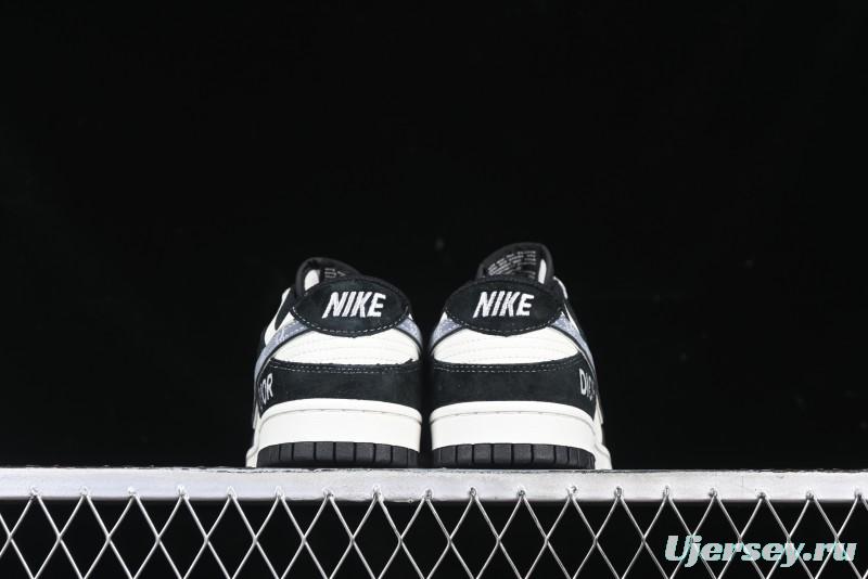 Nike SB Dunk Low Dior Collaboration Anniversary Edition Customized Low-Top Casual Sneakers - DJ2024-084
