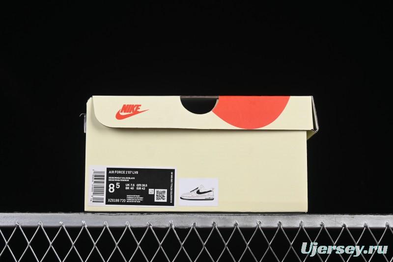 Nike Air Force 1 '07 Low Stussy Collaboration Rose Gold Embroidery Low-Top Casual Sneakers - XZ6188-720