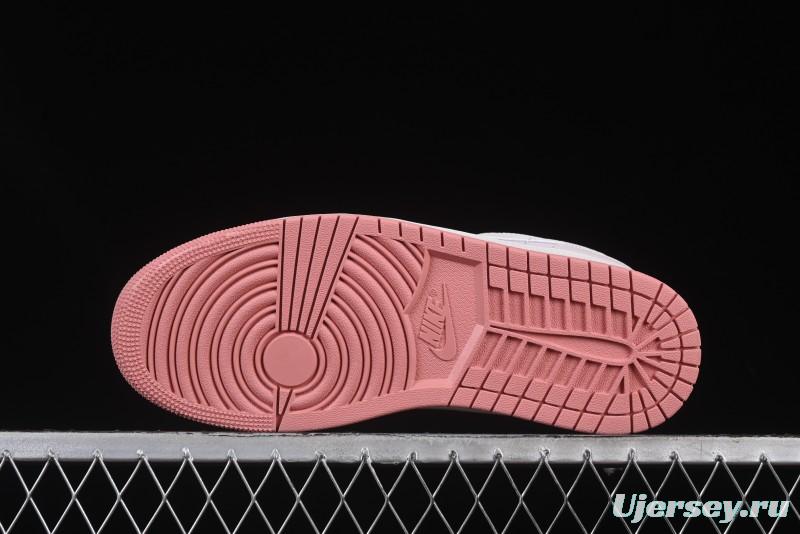 Nike Air Jordan 1 Low AJ1 Retro Casual Sneakers in Youthful Pink - IH0823-611