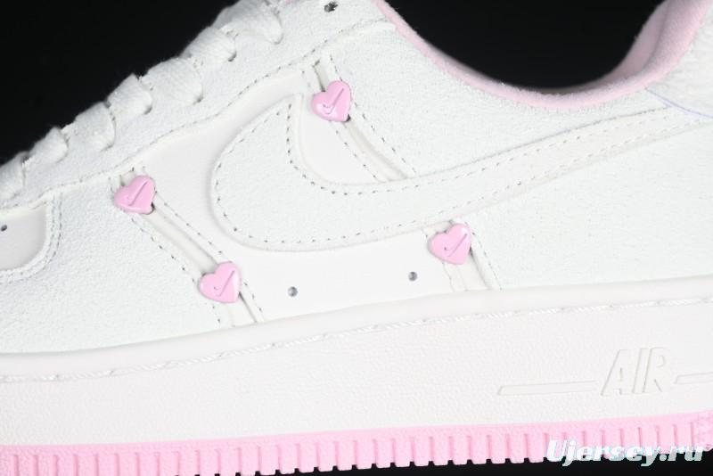 Nike Air Force 1 '07 Low Valentine's Day Limited Casual Sneakers with Full-Length Air Cushion - HV5992-111