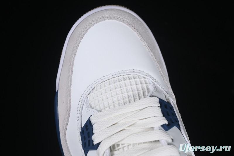 Nike SB x Air Jordan 4 Retro "Navy" White Blue Basketball Shoes - DR5415-100