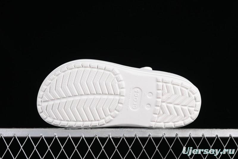 Crocs Crocband Platform Rainbow Comfortable Thick-Soled Clogs - B.D4