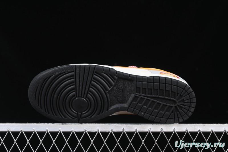 Nike SB Dunk Low The North Face Year of the Snake Collaboration Yellow Swoosh Anniversary Custom Low-Top Casual Skate Shoes - DJ2024-079