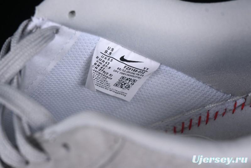 Nike Air Force 1 '07 Low Chrome Hearts Collaboration Silver Grey Low-Top Casual Sneakers - FZ0188-032