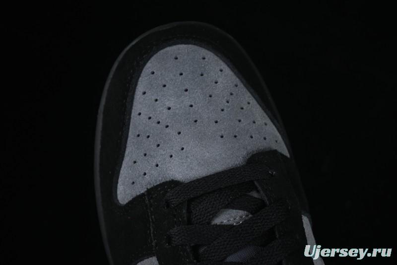 Nike Dunk Low Casual Sneakers in Black-Grey Colorway - HQ1931-001