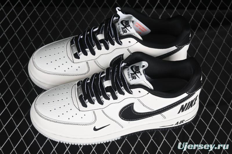 Nike Air Force 1 '07 Low Collaboration Sneakers with Black Stitch Dual-Color Sole - CH6336-515