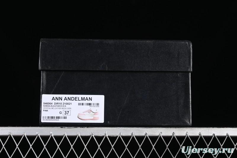 ANN ANDELMAN Pink White Chunky Retro Low-Top Sneakers - 210821